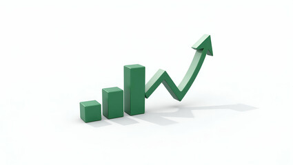 3D Double Exposure Graphic: Stock Market & Forex Trading Chart Concept