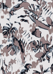 Creative doodle art pattern with different shapes and textures. abstract seamless fabric and digital print pattern. geometric print pattern for textile design and fabrics.