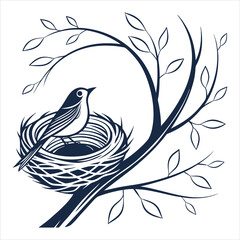 Nest Harmony Bird Logo

