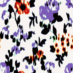 Creative doodle art pattern with different shapes and textures. abstract seamless fabric and digital print pattern. geometric print pattern for textile design and fabrics.