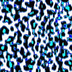 Animal print textile pattern. Leopard skin background