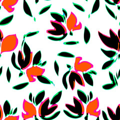 Creative doodle art pattern with different shapes and textures. abstract seamless fabric and digital print pattern. geometric print pattern for textile design and fabrics.