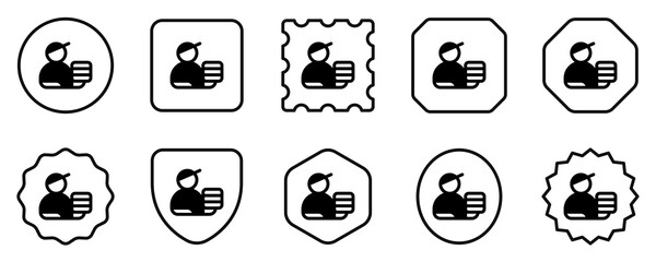 Editable delivery courier vector icon. Part of a big icon set family. Perfect for web and app interfaces, presentations, infographics, etc