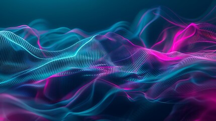 Obraz premium Dynamic Collection of Vibrant Geometric Patterns and Abstract Waves in Bold, Fluid Designs