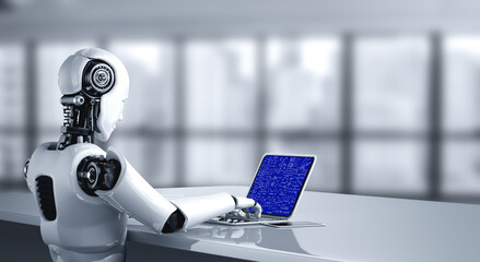 Mathematic equations and modish formula on computer screen showing concept of science and education