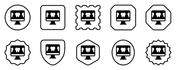 Editable dental information vector icon. Dentistry, healthcare, medical. Part of a big icon set family. Perfect for web and app interfaces, presentations, infographics, etc