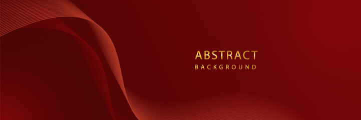 Elegant abstract background with flowing red waves. Perfect for banners, web design, and presentations.