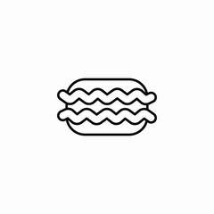 sauce meal icon sign vector