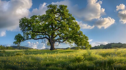 Obraz premium Serene Landscapes of Trees: Reflections, Seasons, and Scenic Beauty Captured in Nature's Artistry