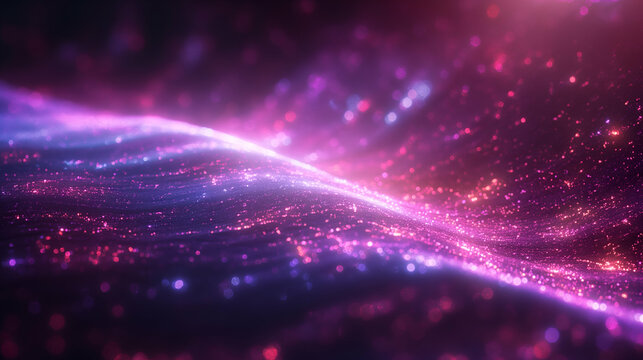 Purple Pink Glitter Wave Sparkling Texture, Elegant Luxury Design for Festive Themes