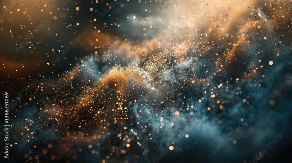 Poster this stunning image captures the interplay of light waves and dust particles, creating a mesmerizing