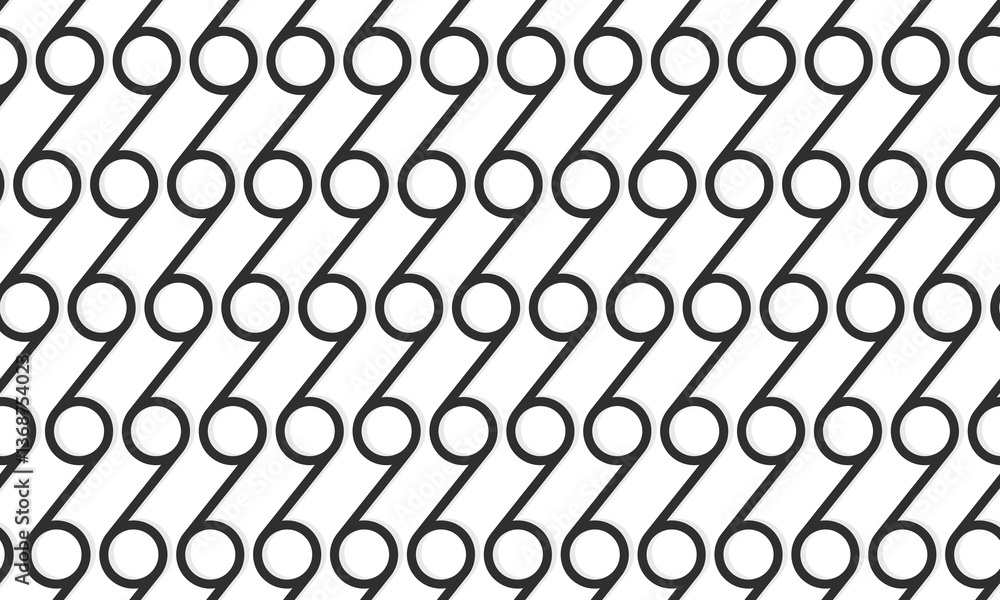 Poster seamless rounded pattern in isolated background. seamless pattern of circles and lines. seamless inf