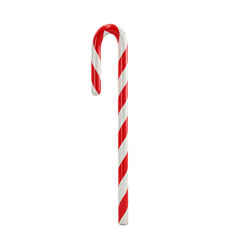 Vibrant red and white candy cane glossy surface gleaming in light Perfect for festive holiday concepts