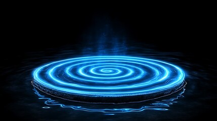 Circular Platform, Water, Light
