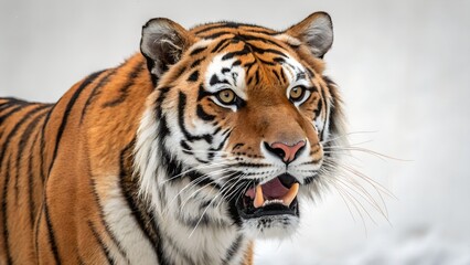 Naklejka premium tiger in the zoo