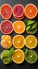 Citrus Fruits Display