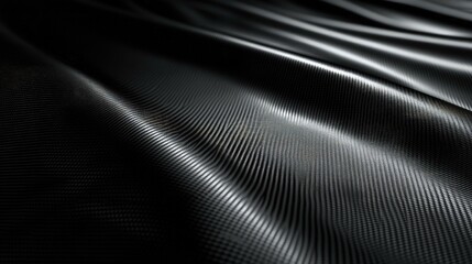 Naklejka premium Dark carbon fiber texture weave pattern material automotive design