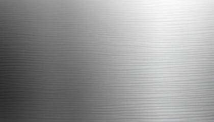 Shiny silver brushed metal texture plate with an industrial steel pattern