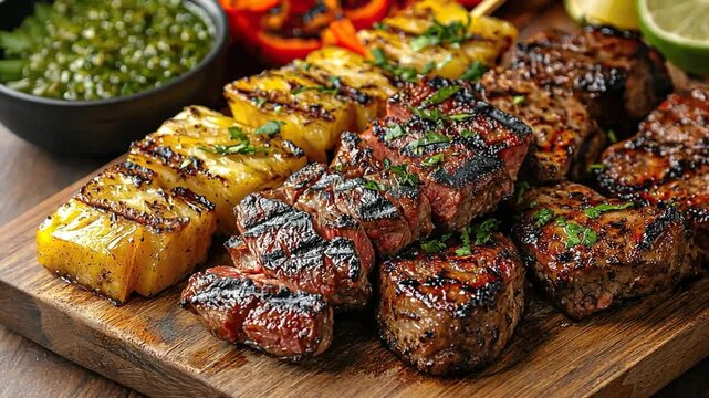 classic brazilian churrasco platter video