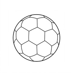 Fototapeta premium soccer ball sketch 