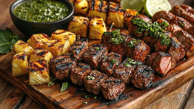 classic brazilian churrasco platter video