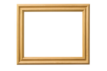 Wooden Picture Frame: An empty, inviting wooden picture frame, offering a blank canvas. ready to be filled with memories and stories.