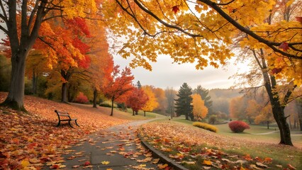 Obraz premium autumn in the forest