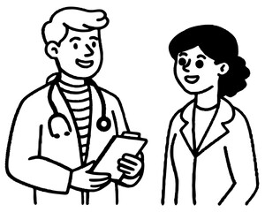 doctor and nurse in hospital