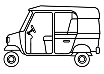 Obraz premium vector illustration of a truck