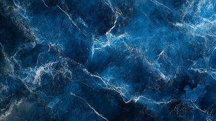 Dark Blue Marble Pattern Texture: An Elegant Abstract Background