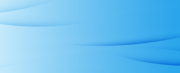 Obraz premium Smooth abstract background with flowing blue wave layers and a soft gradient effect. Ideal for fresh, modern, and minimalistic designs.