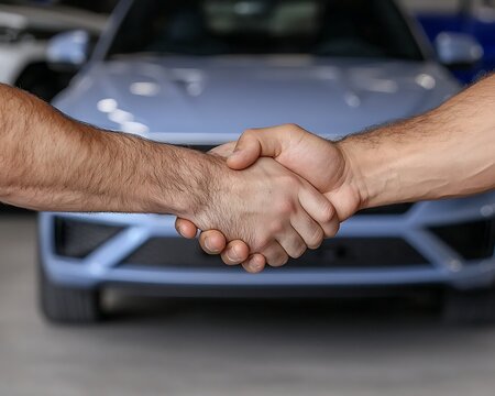 Car Dealership Handshake.