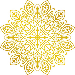Beautiful Luxury Gold Mandala Illustration Vol. 39
