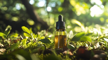 green grass in the garden