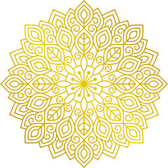 Beautiful Luxury Gold Mandala Illustration Vol. 50
