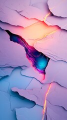 Abstract Fractured Landscape