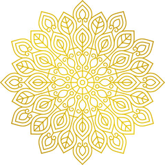 Beautiful Luxury Gold Mandala Illustration Vol. 59