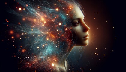 Vibrant digital artwork that captures energy and motion, perfect for creative themes and contemporary projects.
