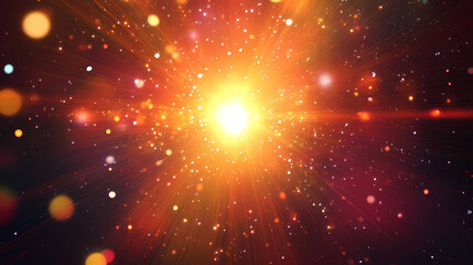 Glimmering overlays: shine with brilliant sun effects, glare phenomena, and radiant light visuals. chimeric - beast. illustration. vivid glare. illustration. Chimeric Glimmer. Illustration