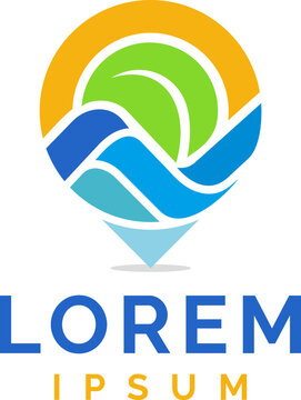 Simple Natural Place Logo Template