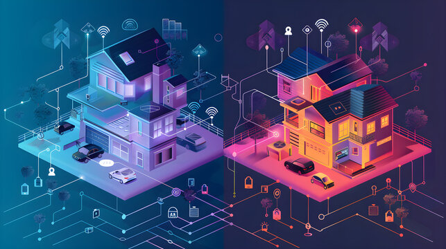 Comparative Analysis and Network Illustration of Zigbee versus Z-wave technology