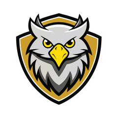 vector eagle mascot logo illustration 