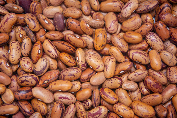 Background image covered with kidney beans