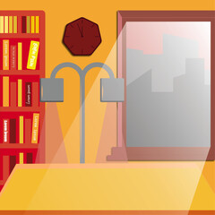 vector illustration of a modern building