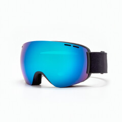 Fullcolor sports sunglasses for skiing and extreme sports, mockup on white background