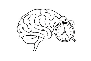 Time Management, Brainpower, Productivity, Clock, Brain, Focus, Efficiency, Deadline, Concentration,