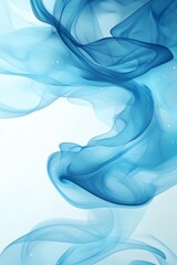 Luminous, spectral wisps suspended in an abstract, futuristic 3D texture, isolated on a clear background