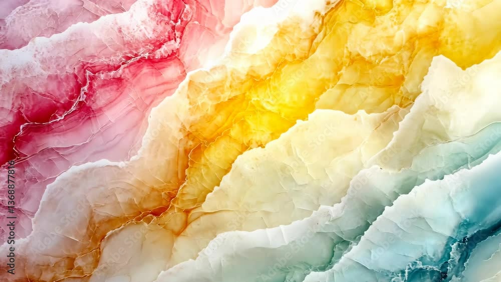 Poster swirling abstract patterns in vibrant colors create a stunning visual display of marbled textures