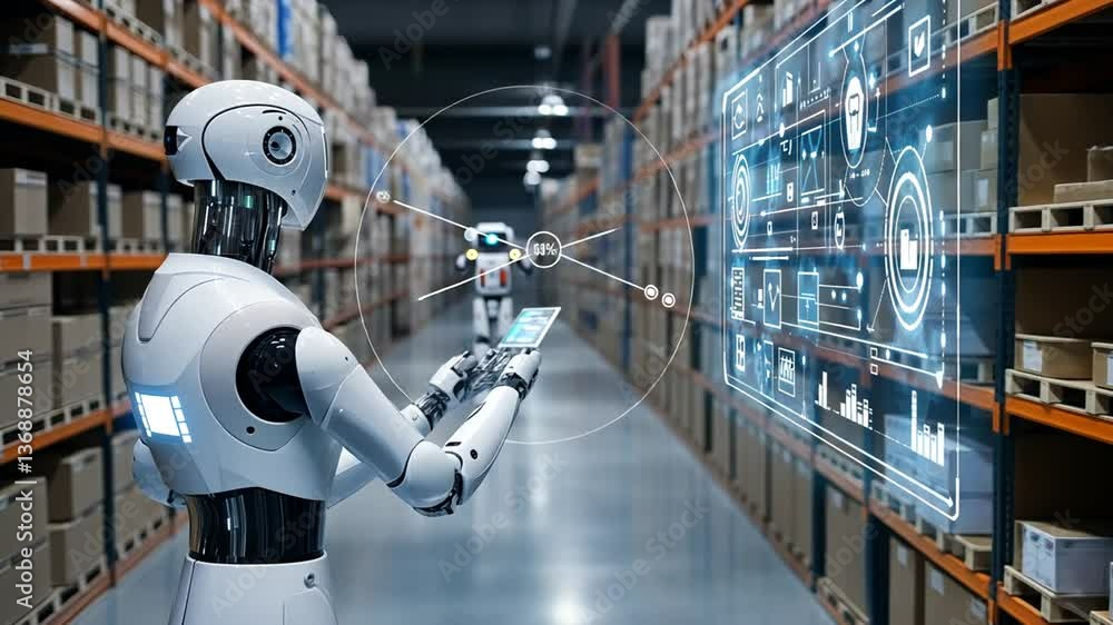 Poster robotic assistant automates order packaging and inventory monitoring generative ai