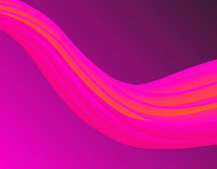  Abstract Modern Liquid background, Modern Purple Yellow Wave Background with Gradation and 3D Effect